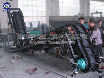 大傾角皮帶輸送機